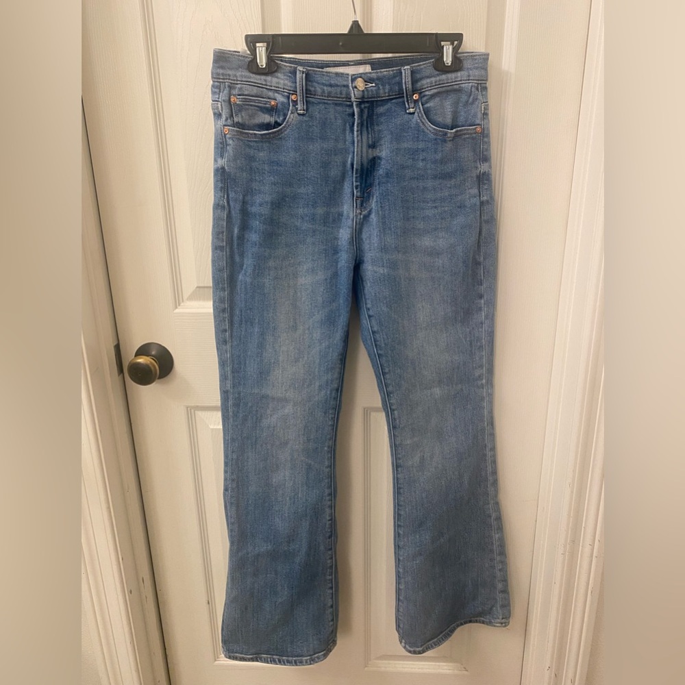 MOTHER Light Blue Flare Jeans